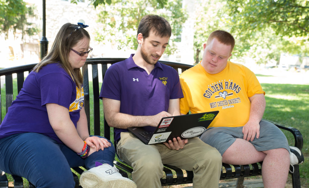 RAM students and intern at West Chester University