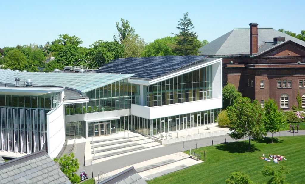 Smith College Campus Center solar panels