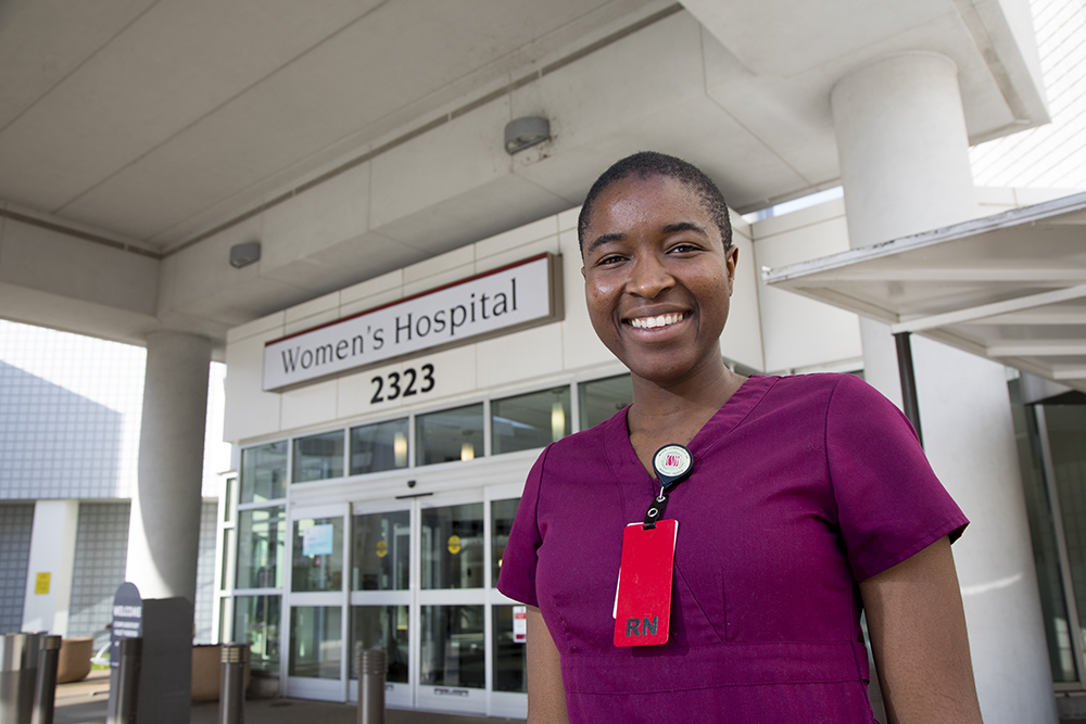 Program alignment with the business plan led UW Flex to offer a bachelor of science in nursing program geared for nurses such as Mary Olukotun of Milwaukee, who already have an associate degree in nursing. She earned a BSN through the UW Flexible Option in just 16 months. Photo credit: Shawn Spence/Lumina Foundation For Education. 